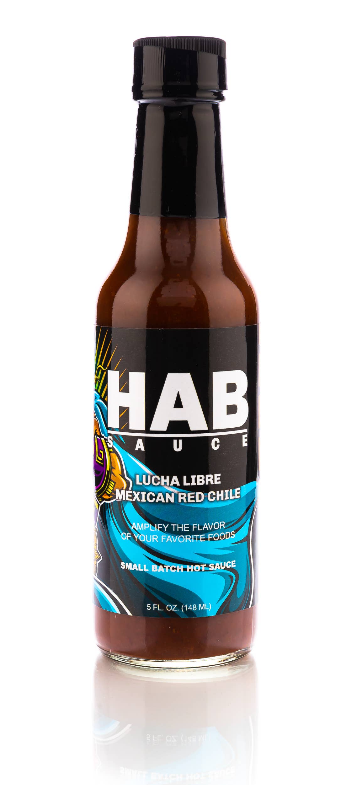 HAB Sauce - Lucha Libre Mexican Red Chie HAB Sauce Hot Sauce Steak Sauce-Goodwynn'sGoodwynn's