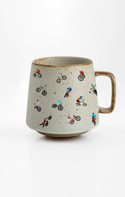 Artsy Em - Mt. Biker Trails Stoneware Adventure Mug