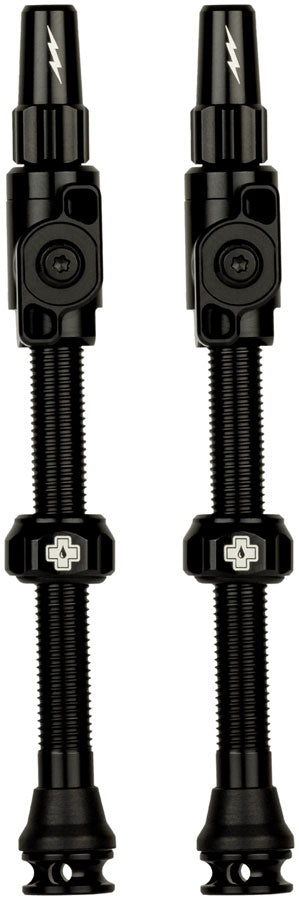 Muc-Off Big Bore Lite Tubeless Valve Stems - XLarge 60mm Black-Goodwynn's