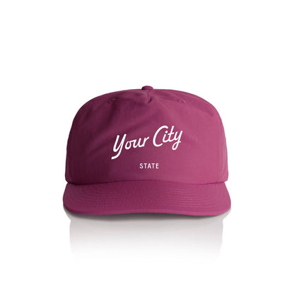 Endless August Supply Co. - Custom Nylon Hat | Script City Customizable Hat | Name Drop