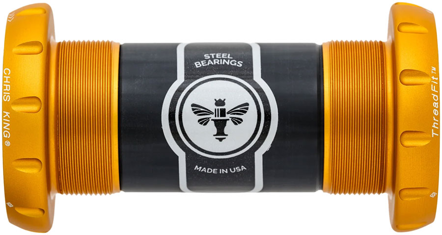 Chris King ThreadFit 30 Bottom Bracket - English 50th Anniversary Matte Gold-Goodwynn'sGoodwynn's