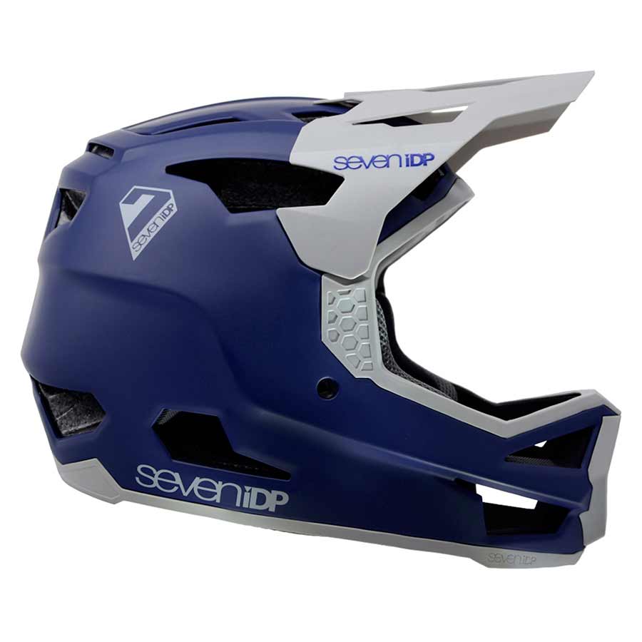 7iDP Project 23 Fiber Glass Full Face Helmet Matt Deep Space Blue/Gloss Grey S 55 - 56cm-Goodwynn'sGoodwynn's