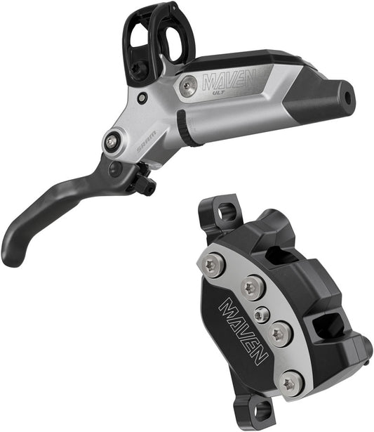 SRAM Maven Ultimate Stealth Disc Brake Lever - Front Rear Post Mount 4-Piston Carbon Lever Ti Hardware Silver/BLK B1-Goodwynn's