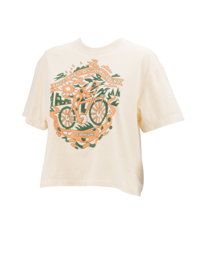 Teravail Artist Series: Joshua Noom T-Shirt - Ivory Womens Small