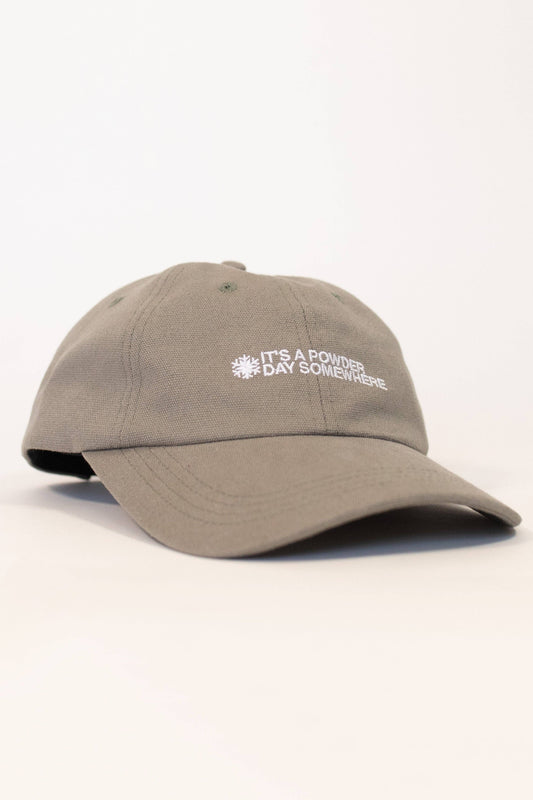 Ski Like a Girl - It's a Powder Day Somewhere Dad Hat-Goodwynn's