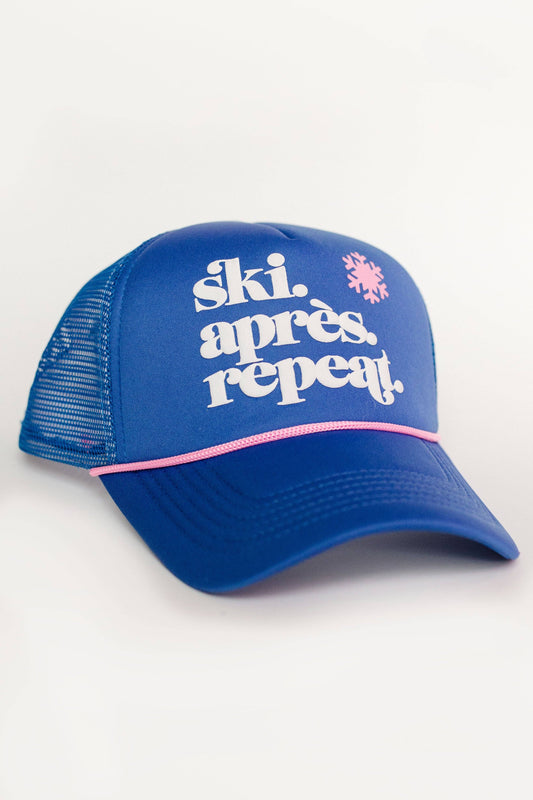 Ski Like a Girl - Ski Après Repeat Trucker Hat-Goodwynn's