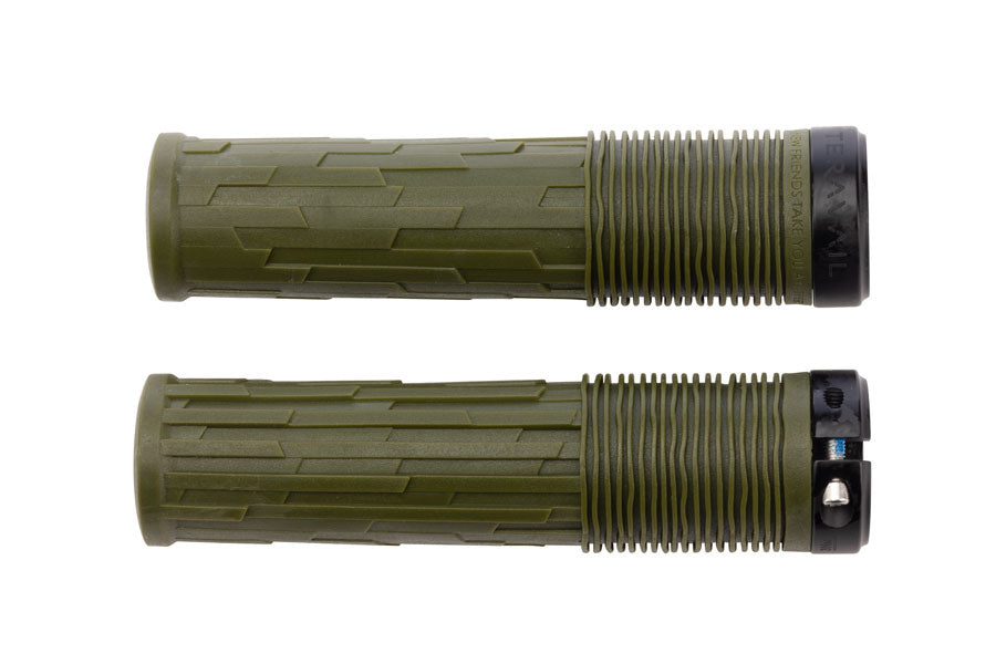 Teravail Lytho Grips - Lock-On Olive Green 32mm-Goodwynn'sGoodwynn's