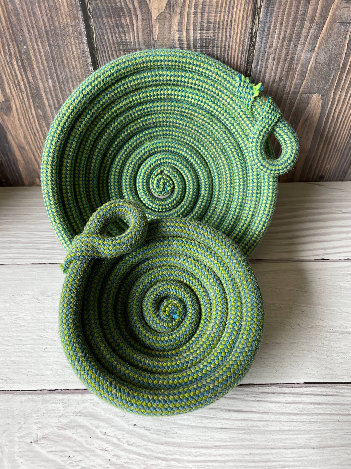 Cactus to Pine - Upcycled Climbing Rope Bowl
