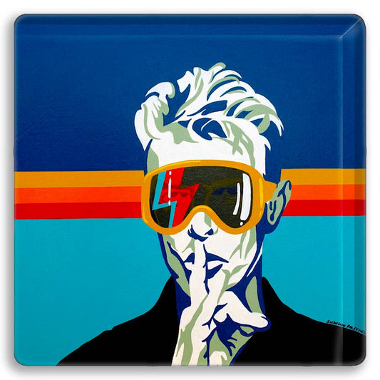 Uptripping (Shannon Foley Henn) - Bowie Après Ski Coaster-Goodwynn's
