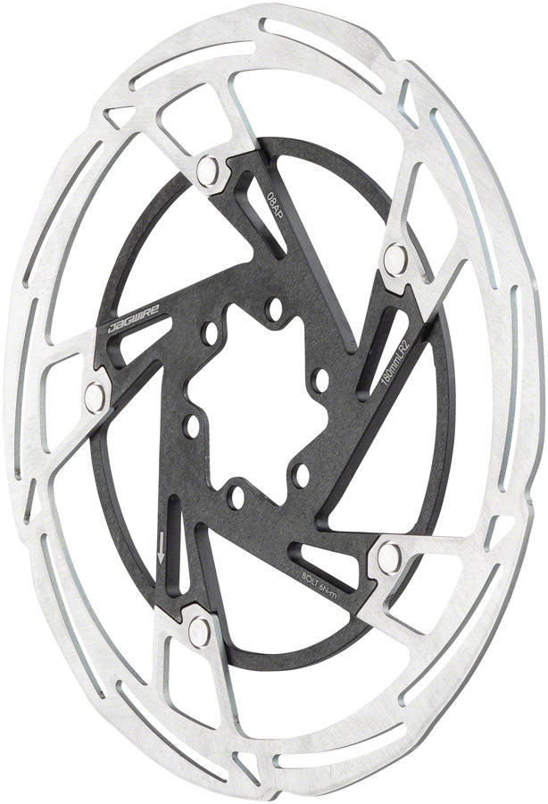 Jagwire Pro LR2 Disc Brake Rotor - 160mm 6-Bolt Silver/Black-Goodwynn'sGoodwynn's