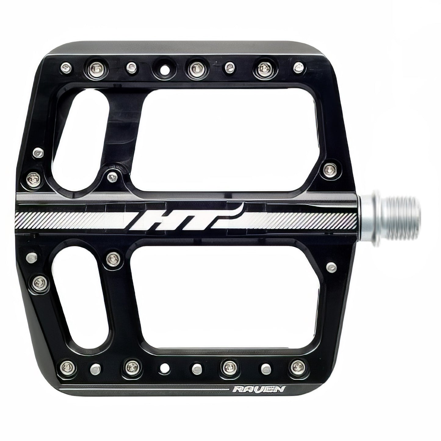 HT Pedals ANS12 Raven Platform Pedals CrMo Black
