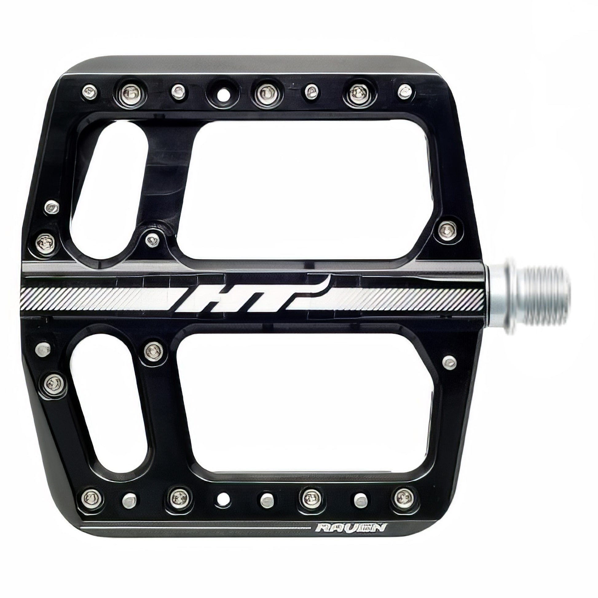 HT Pedals ANS12 Raven Platform Pedals CrMo Black-Goodwynn'sGoodwynn's