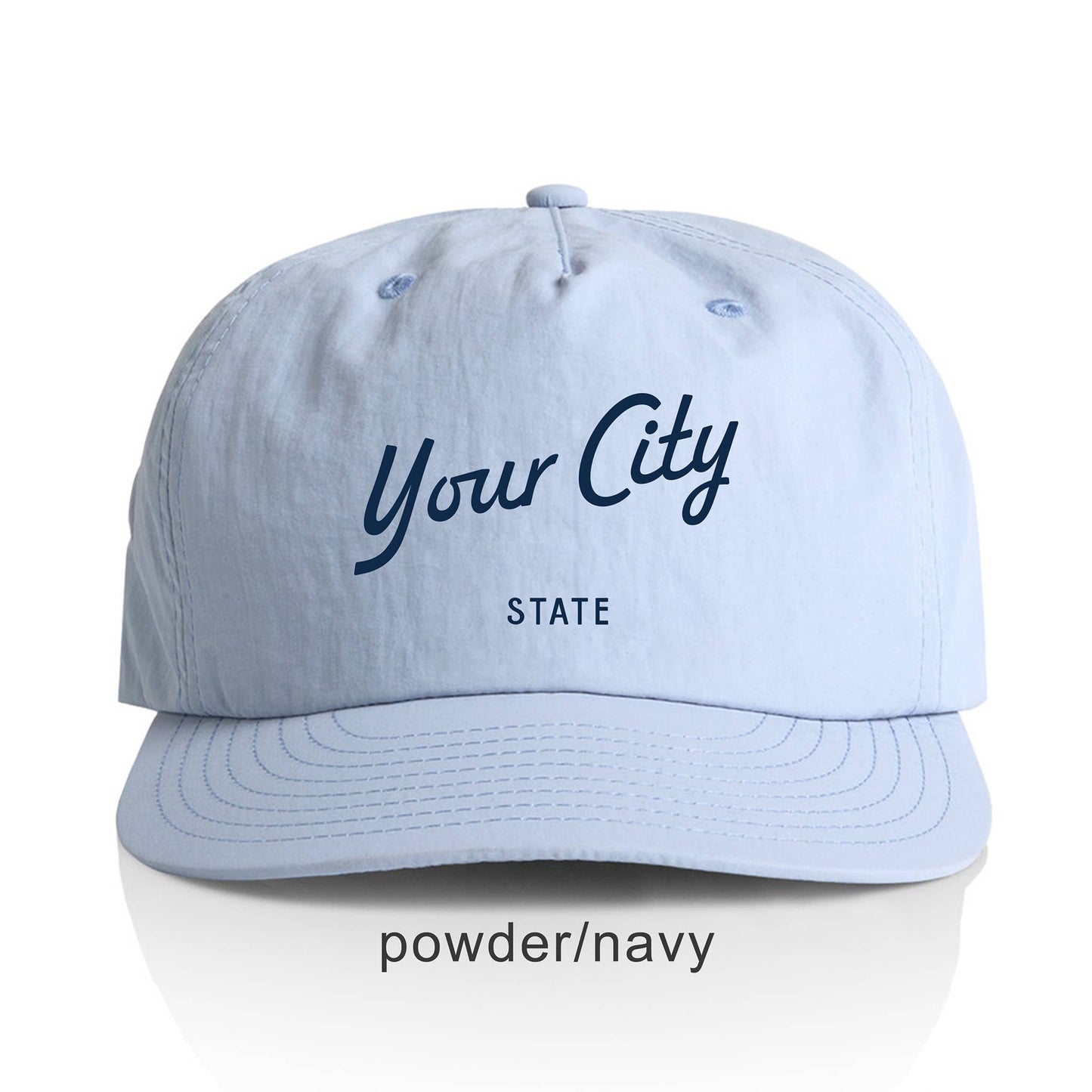 Endless August Supply Co. - Custom Nylon Hat | Script City Customizable Hat | Name Drop