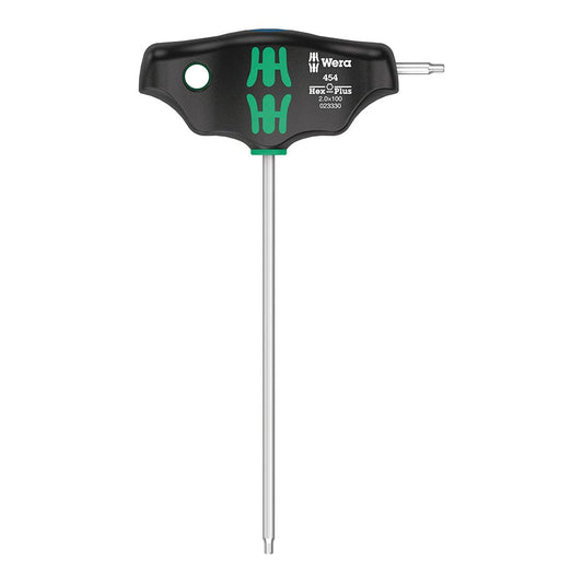 Wera 454 T-handle hexagon screwdriver Hex-Plus 2 x 100 mm-Goodwynn's