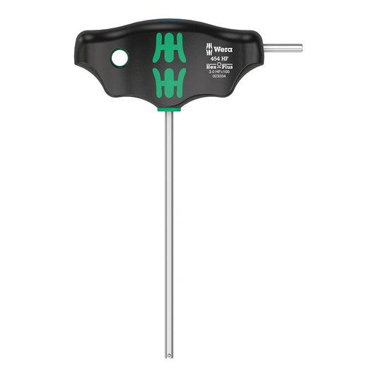 Wera 454 HF T-handle hexagon screwdriver Hex-Plus holding function 3 x 100 mm-Goodwynn's