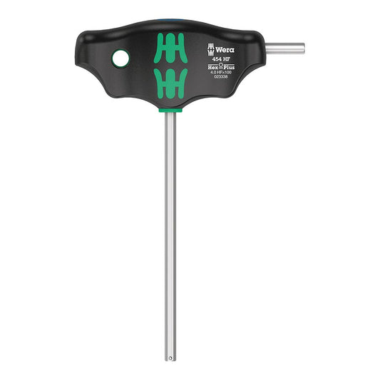 Wera 454 HF T-handle hexagon screwdriver Hex-Plus holding function 4 x 100 mm-Goodwynn's