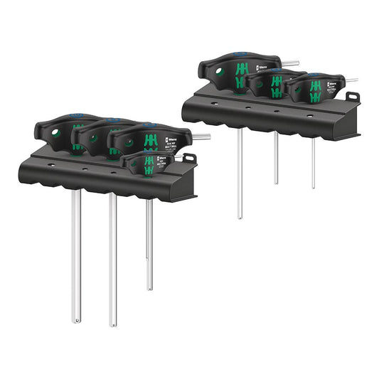 Wera 454/7 HF Set 1 screwdriver set T-handle screwdrivers Hex-Plus holding function 7 pieces-Goodwynn's