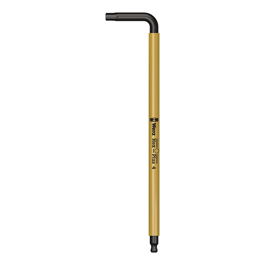 Wera 950 SPKL L-Key Hex Wrench - 4mm Yellow-Goodwynn'sGoodwynn's