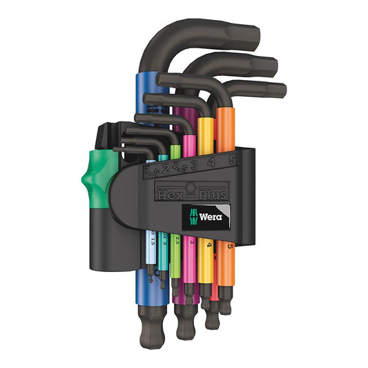 Wera 950/9 Hex-Plus Multicolour 2 L-key set metric BlackLaser-Goodwynn's