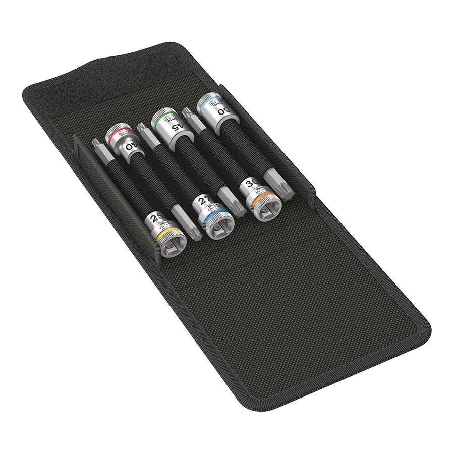 Wera 8767 B TORX HF 1 Zyklop bit socket set holding function - 3/8" drive 6 pieces-Goodwynn'sGoodwynn's