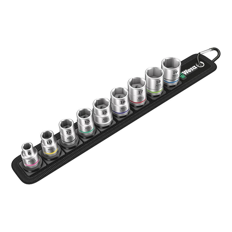 Wera Belt B 4 Zyklop socket set - 3/8" drive 9 pieces-Goodwynn'sGoodwynn's