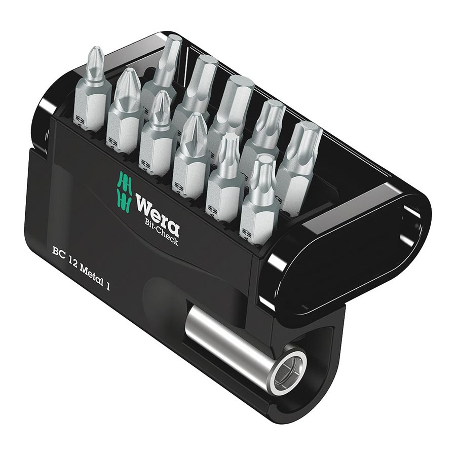 Wera Bit-Check 12 Metal 1 Bit Holder and Bit Set - 1/4" Drive-Goodwynn'sGoodwynn's