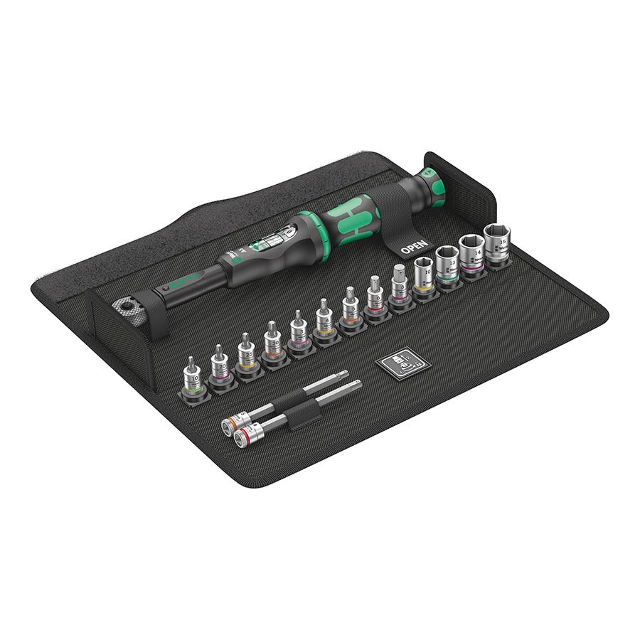 Wera Bicycle Set Torque 1 Torque Wrench Set - 16 piece