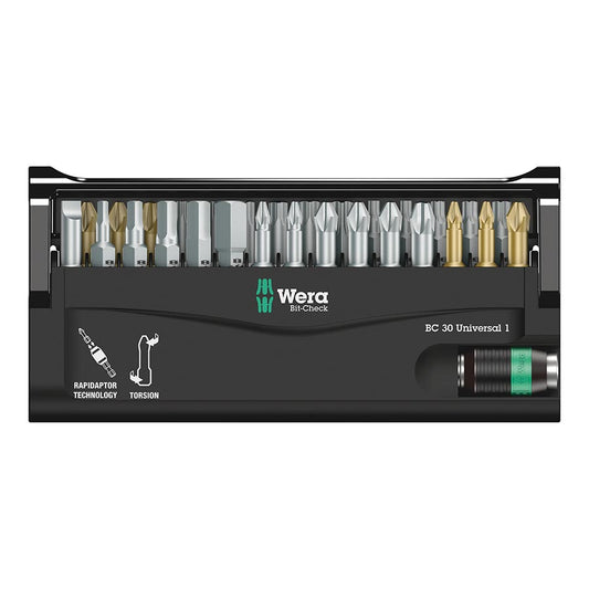 Wera Bit-Check 30 Universal 1 Kit-Goodwynn's