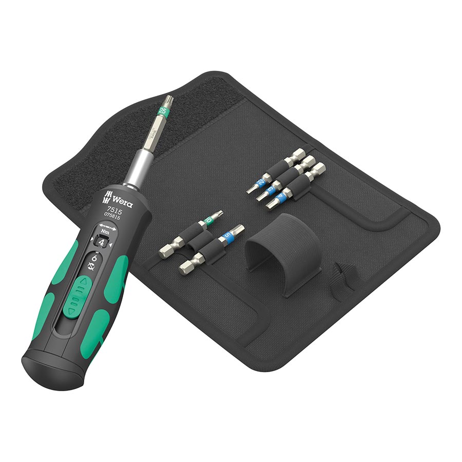Wera 7515/7 Kraftform Bike 1 Safe-Torque Screwdriver and Bit Set-Goodwynn'sGoodwynn's