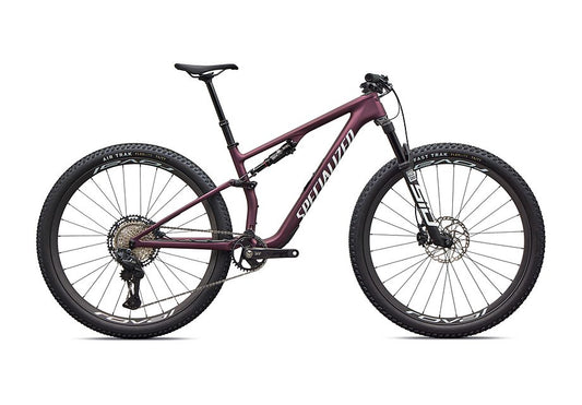2026 Specialized Epic 8 Expert Di2 Bike Satin Bordeaux Metallic / White L-Goodwynn's