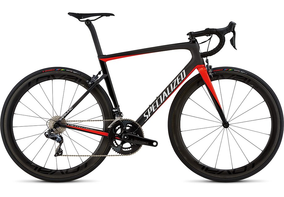 Specialized tarmac men sl6 pro udi2 carbon/gloss rkt red/tarmac blk/metallic wht slver 56-Goodwynn'sGoodwynn's