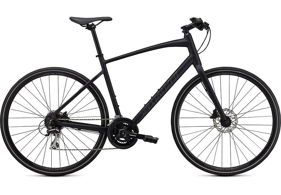 Specialized sirrus 2.0 satin cast black / black / black reflective m