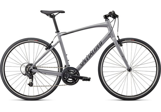 2023 Specialized sirrus 1.0 bike gloss cool grey / smoke / satin black reflective m-Goodwynn's