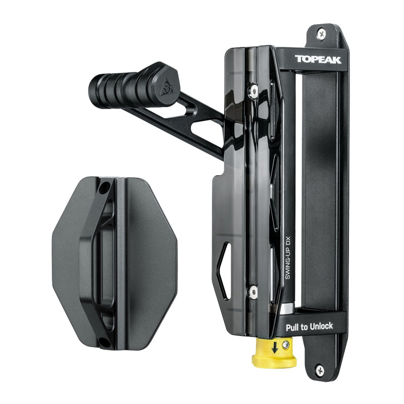 Topeak Swing-Up DX Bike Holder  Tires up to 2.35` 35lbs 11.5` x 6.3` x 3` Black Swing Up DX-Goodwynn'sGoodwynn's