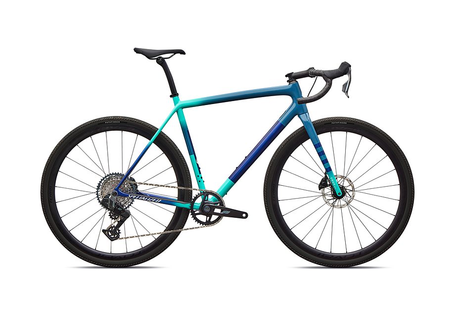 2026 Specialized Crux Expert Axs Bike Grey Blue/Lagoon Blue/Dune White/Majesty Blue 49-Goodwynn'sGoodwynn's