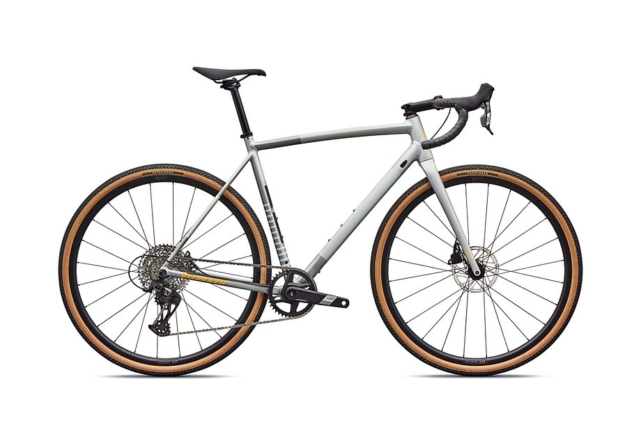 2026 Specialized Crux Ds-Works Comp Bike Shadow Silver/California Sunshine 61-Goodwynn'sGoodwynn's