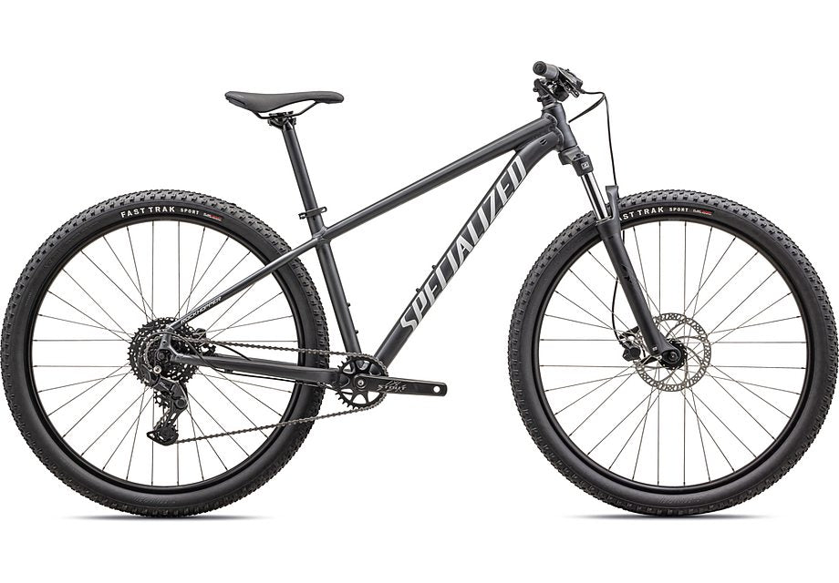 2025 Specialized rockhopper sport bike satin black liquid metal / white s-Goodwynn'sGoodwynn's