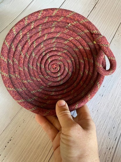 Cactus to Pine - Upcycled Climbing Rope Bowl