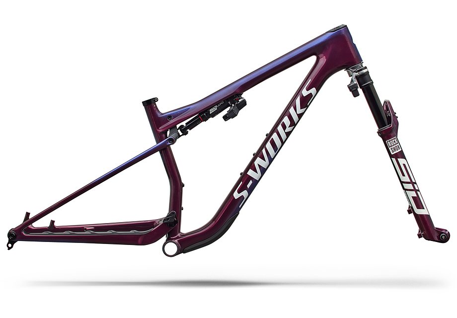 Specialized Epic 9 S-Works Frmset Gloss Bordeaux Metallic / Blue Pearl Edge Fade / Metallic White Silver S