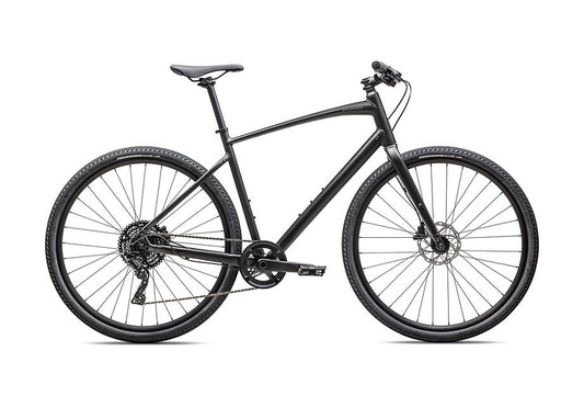 2025 Specialized Sirrus X 3.0 Km Bike Satin Obsidian / Smoke Reflective Xxs-Goodwynn's