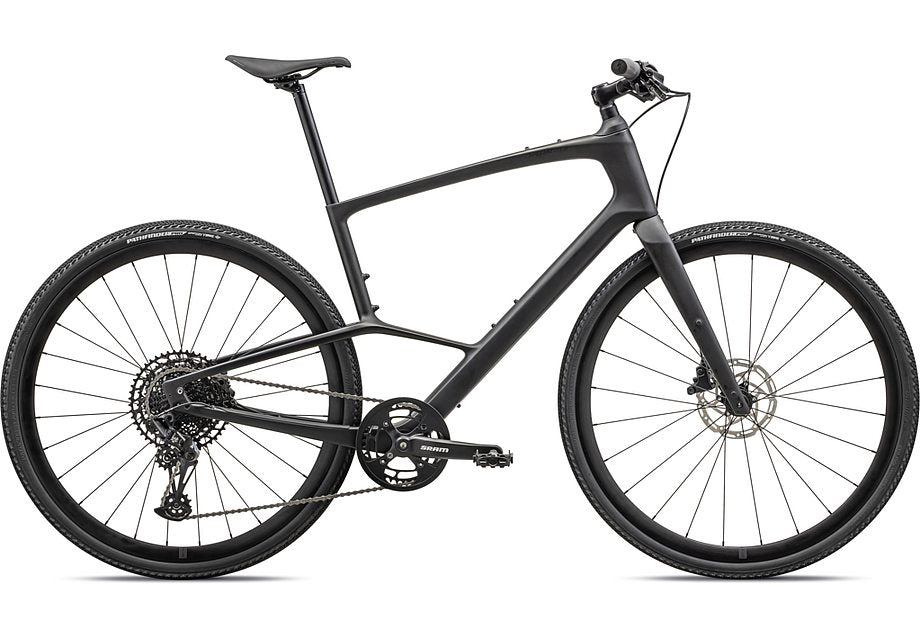 2023 Specialized sirrus x 5.0 bike satin obsidian / metallic obisdian fade / satin black reflective m-Goodwynn'sGoodwynn's