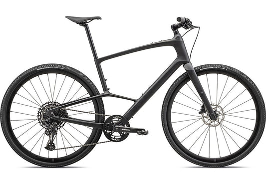 2023 Specialized sirrus x 5.0 bike satin obsidian / metallic obisdian fade / satin black reflective m-Goodwynn's