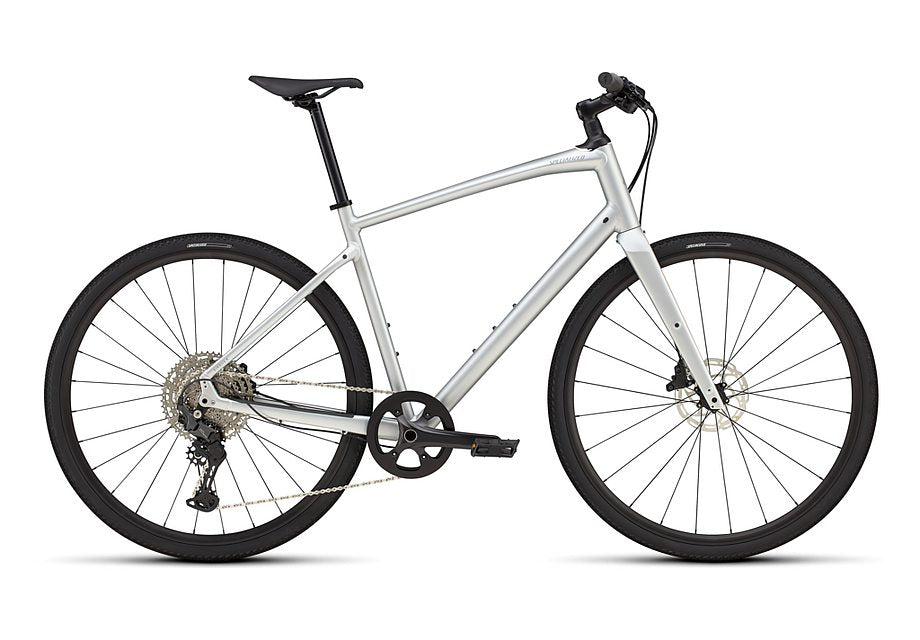 2025 Specialized sirrus x 4.0 bike satin silver dust / cool grey reflective xs
