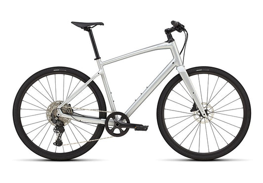 2025 Specialized sirrus x 4.0 bike satin silver dust / cool grey reflective l-Goodwynn's
