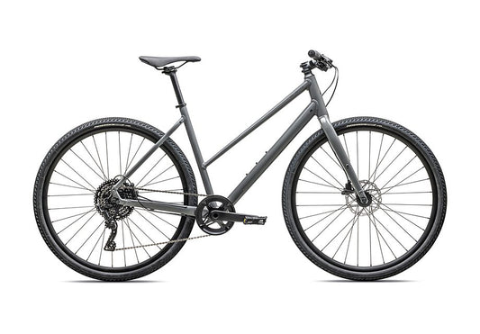 2025 Specialized sirrus x 3.0 st km bike gloss ashen grey / black liquid metal reflective s-Goodwynn's