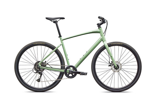 2026 Specialized Sirrus X 1.0 Km Bike Gloss Pistachio / Laurel Green Metallic Frost Reflective L-Goodwynn's