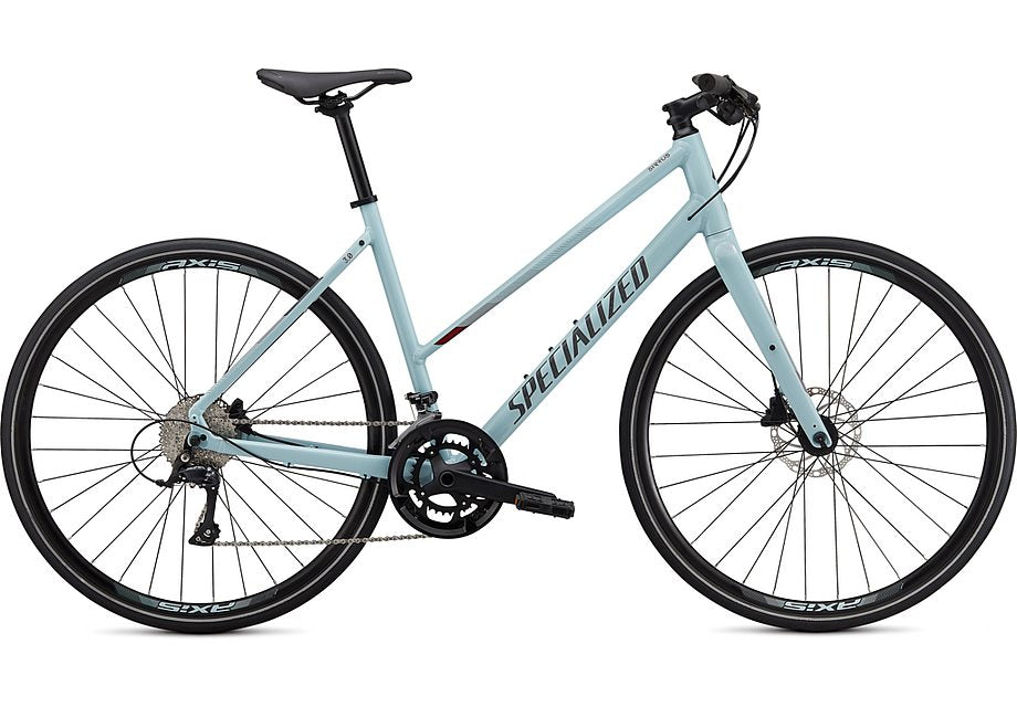 Specialized sirrus 3.0 st gloss summer blue / metallic crimson / black reflective xs-Goodwynn'sGoodwynn's