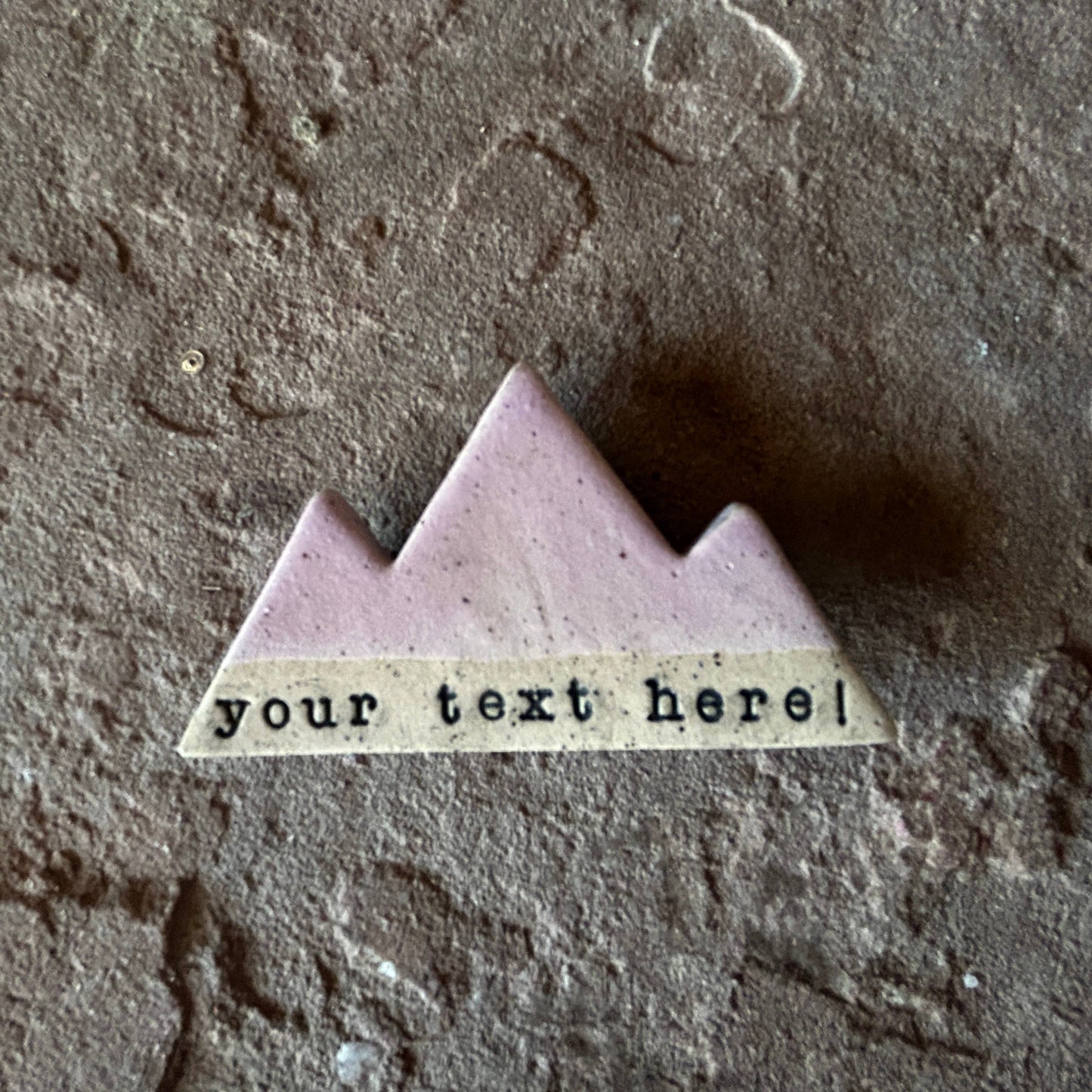 Mountain Bound Pottery - Customizable Mountain Magnet- MADE TO ORDER
