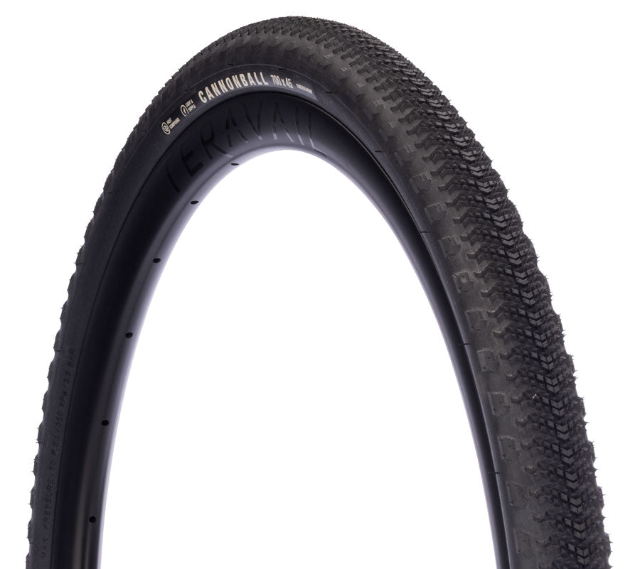 Teravail Cannonball Tire - 700 x 40 Tubeless Folding BLK Durable Fast Compound-Goodwynn'sGoodwynn's