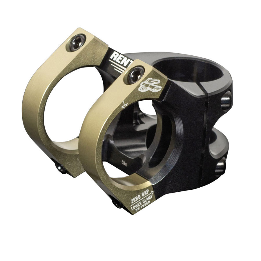 Renthal V2 Apex Stem Diameter: 35mm Length: 40mm Steerer: 1-1/8'' Gold-Goodwynn'sGoodwynn's